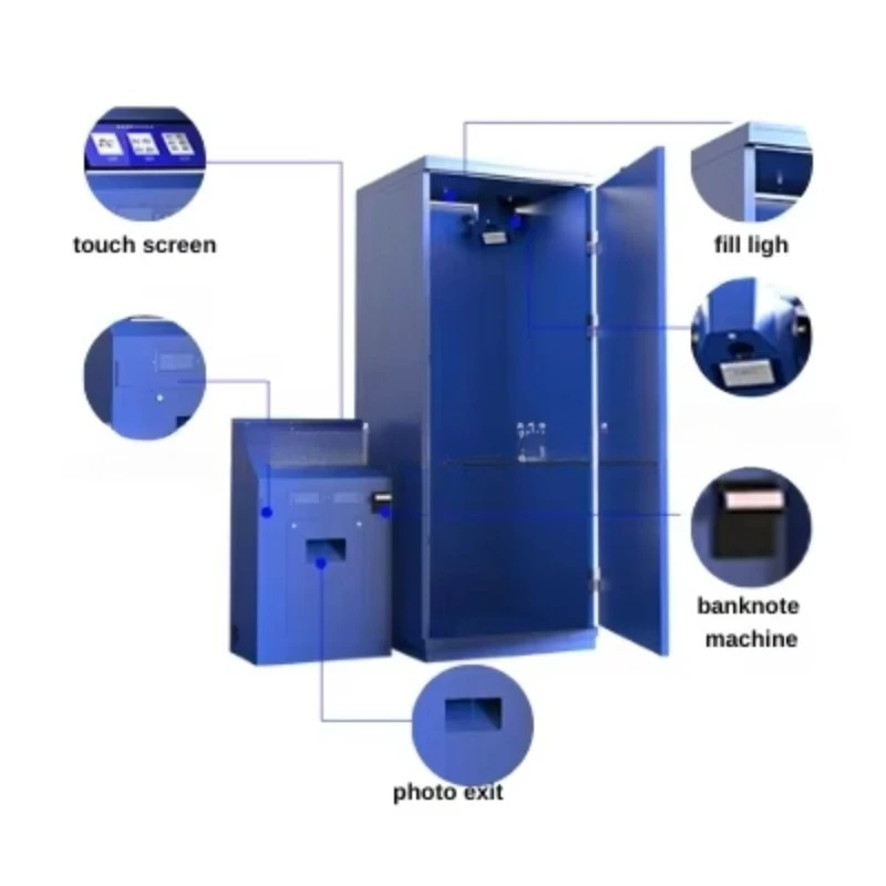 Customized Portable Touch Screen Fully Automatic Selfie Photo Booth With 1 Year Warranty Factory Direct For Wedding Party