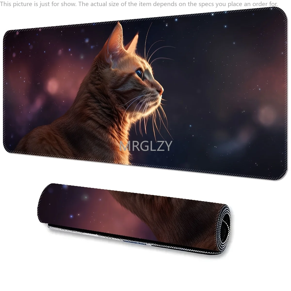 

Gorgeous Orange Tabby Cat Mouse Pad Large Rubber Anti-slip Desk Accessories Mousepad for Office and Gamer Keyboard Mat Decor Rug