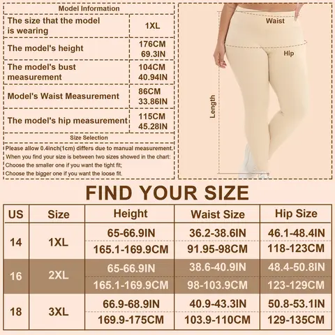 8 best sales plusstorleks yogabyxor - №1