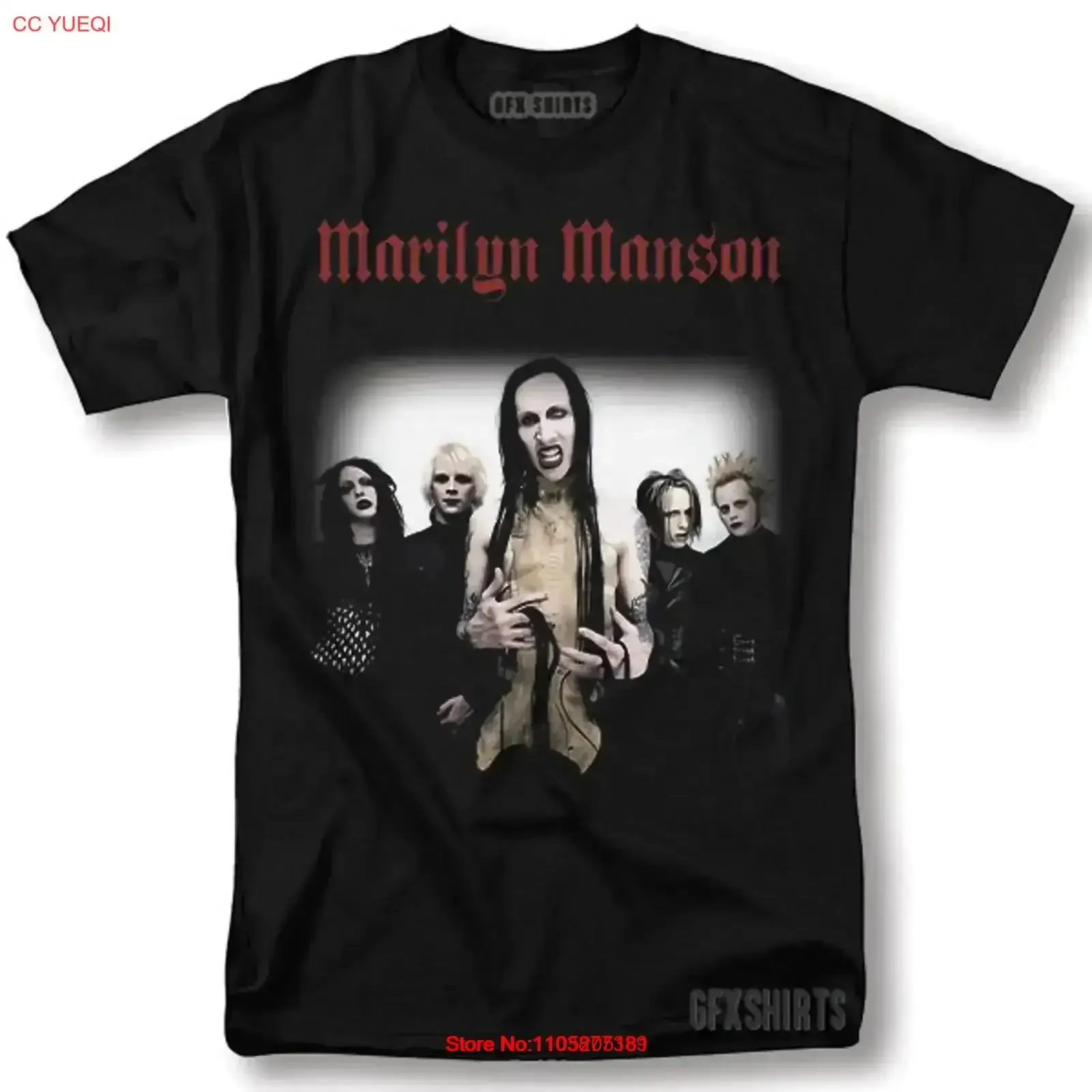 

Футболка Мэрилин Мэнсон Rock Merch Concert Tour, винтажный дизайн, стираная уличная одежда, стильная, удобная, растянутая, мужская, винтажная