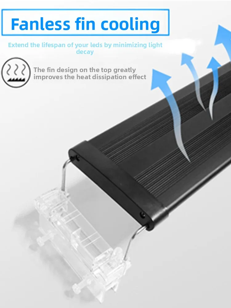 Bluetooth Smart Coral Light for Marine Reef & Planted Tanks-Waterproof Timer Color-Changing LED with App Control