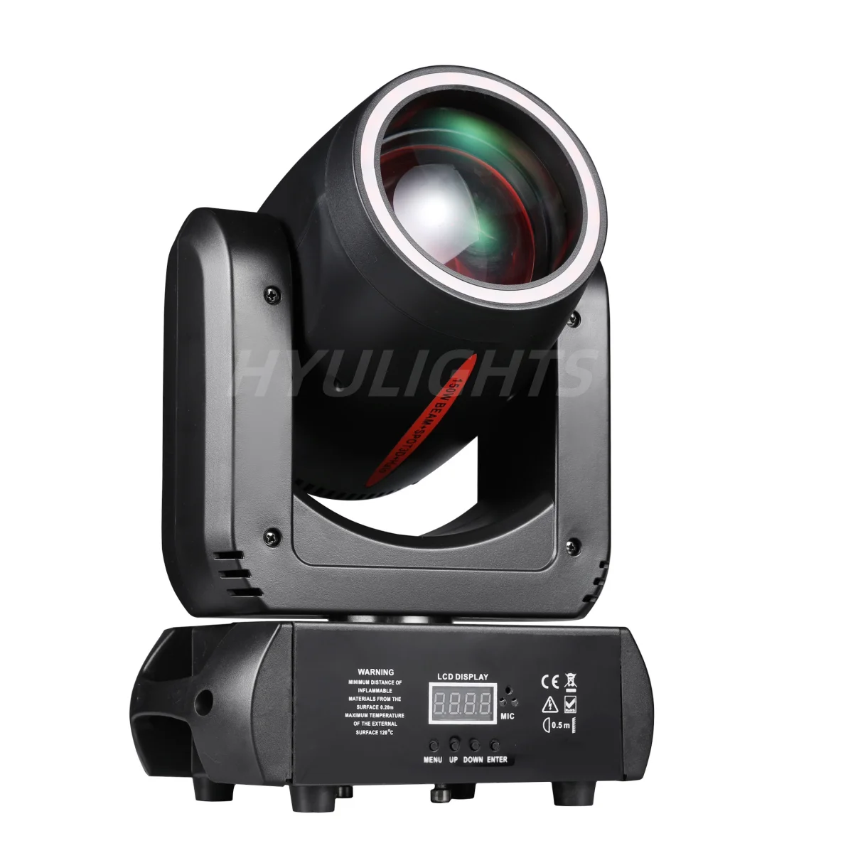 150W Mini LED Beam&3DSpot&Halo Effect Moving Head lights  8 colors& 8 gobos 18 rotating prisms  DJ Wash DMX512 Stage Lights