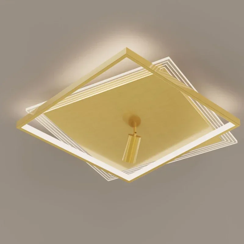 SANDYHA Modern Simple Ultra-thin Home Living Room Ceiling Light Luxury Fashion Creative Spotlight Led Bedroom Restaurant Lamp