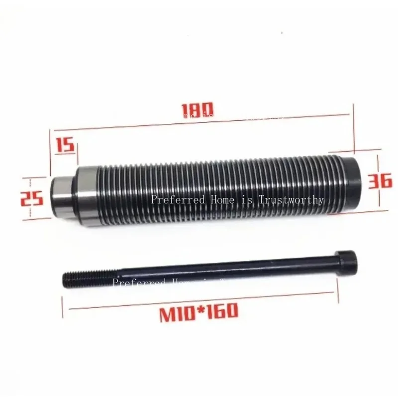 Suitable for Wheel Balancing Machine 36mm Conversion Threaded Spindle Screw Shaft, 180mm Length Replacement Part