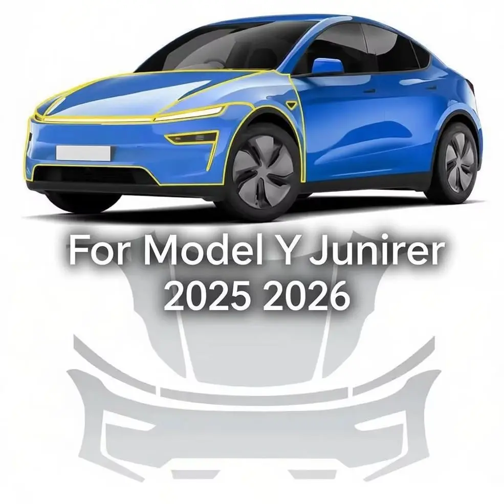 

8.5Mil Pre-cut PPF For Model Y Juniper Premium 2025 2026 TPU Clear Paint Protection Film Scratch-Resistant Exterior Accessories