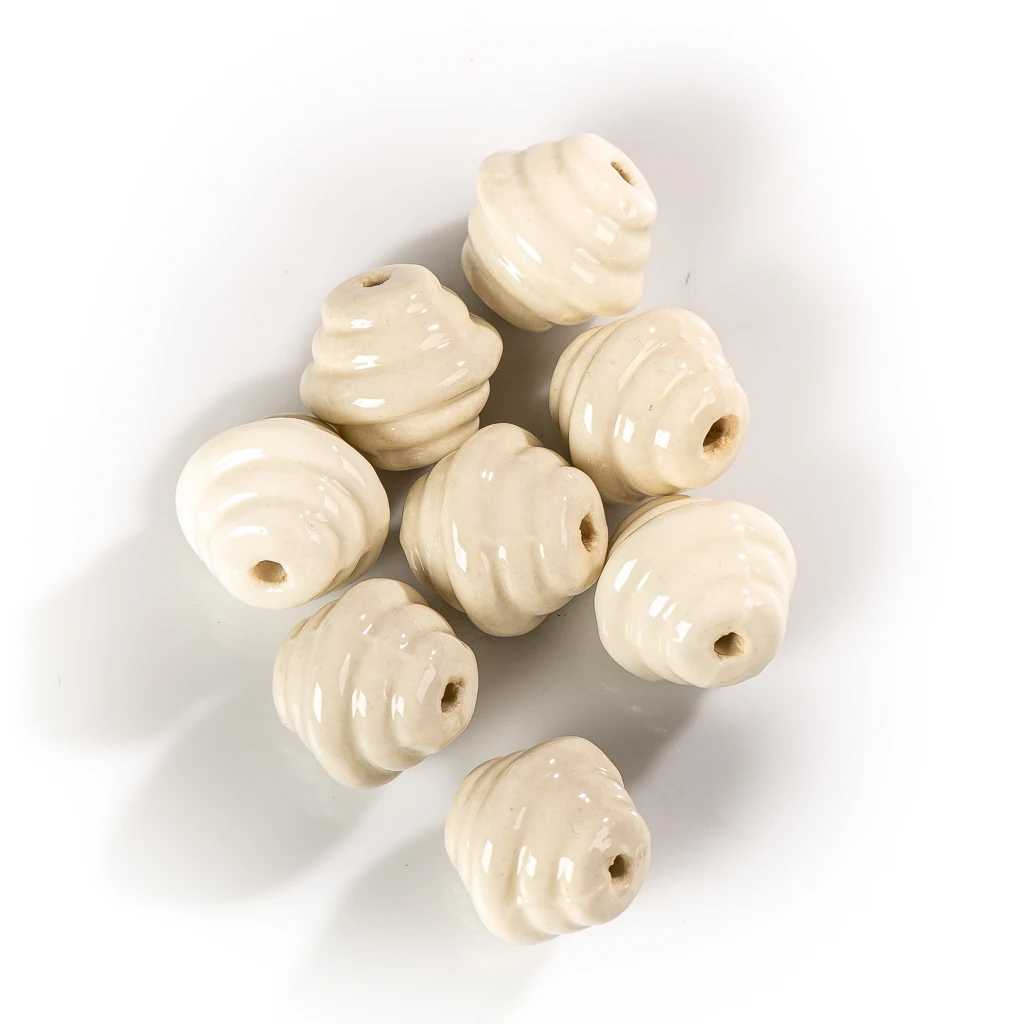 25mm Spcail Shape Ceramic Porcelain Pottery Beads Pendant Jewelry Making For Necklace Bracelet #XN535