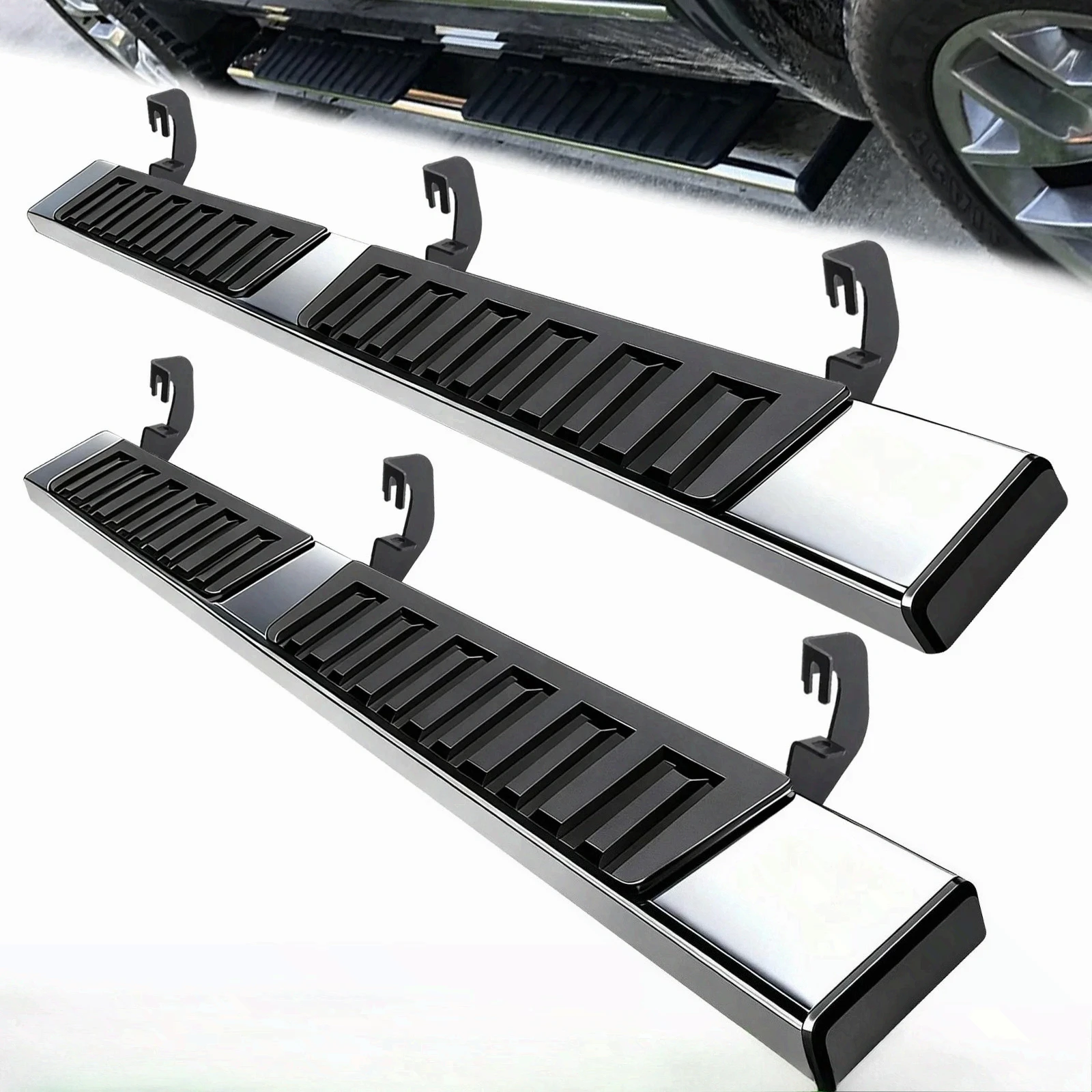 Side Protective For 2007-2018 Silverado 1500 Double/Ext Cab 6