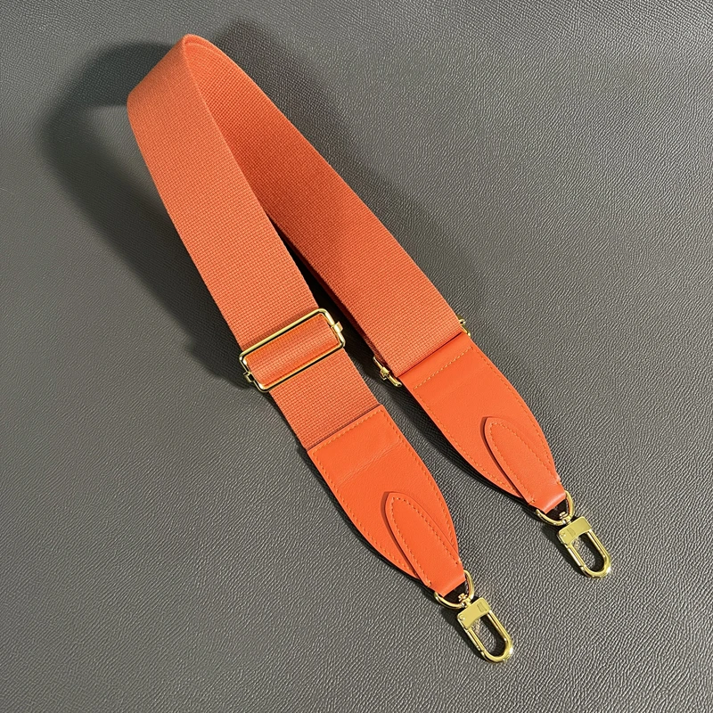 Free Shipping 5cm Wide Adjustable Cowhide Material Canvas Shoulder Strap, Suitable For All Bag Accessories