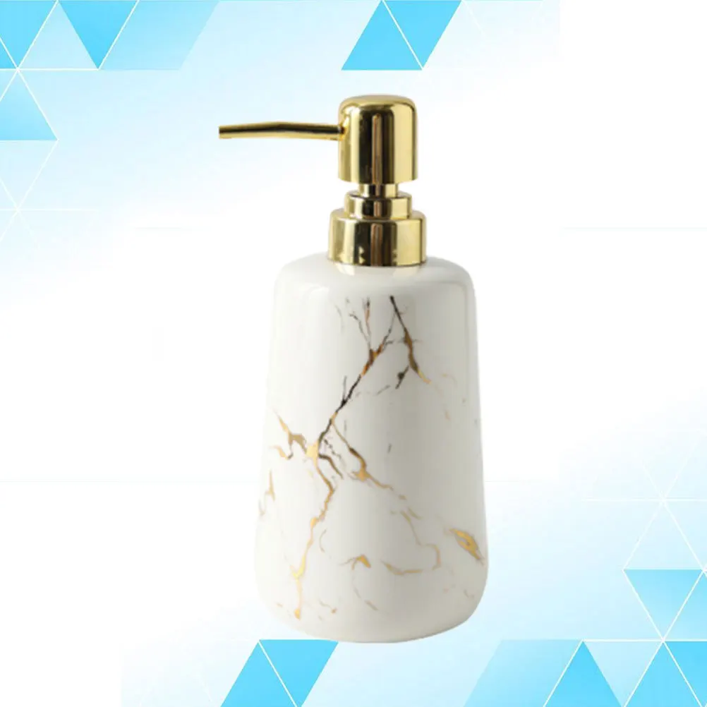 

1Pcs Press Pump Bottle Subpackaging Empty Shampoo Bottle Shower Gel Dispenser 400ml White Refillable Eco-Friendly Portable