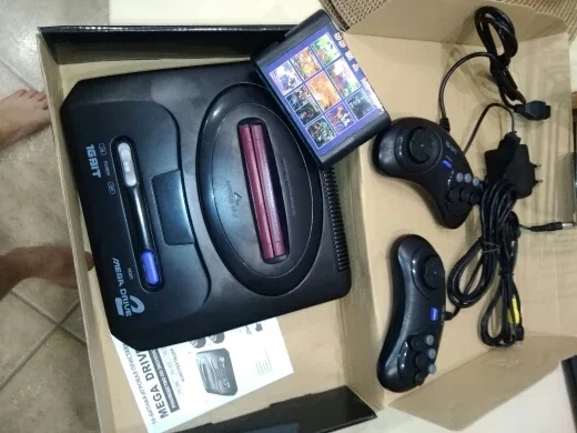 Consola SEGA MD 2 de 16 bits, dispositivo para Cartucho de juego Original SEGA opcional, 138 en 1,55 en 1.196 en 1, juego clásico, novedad