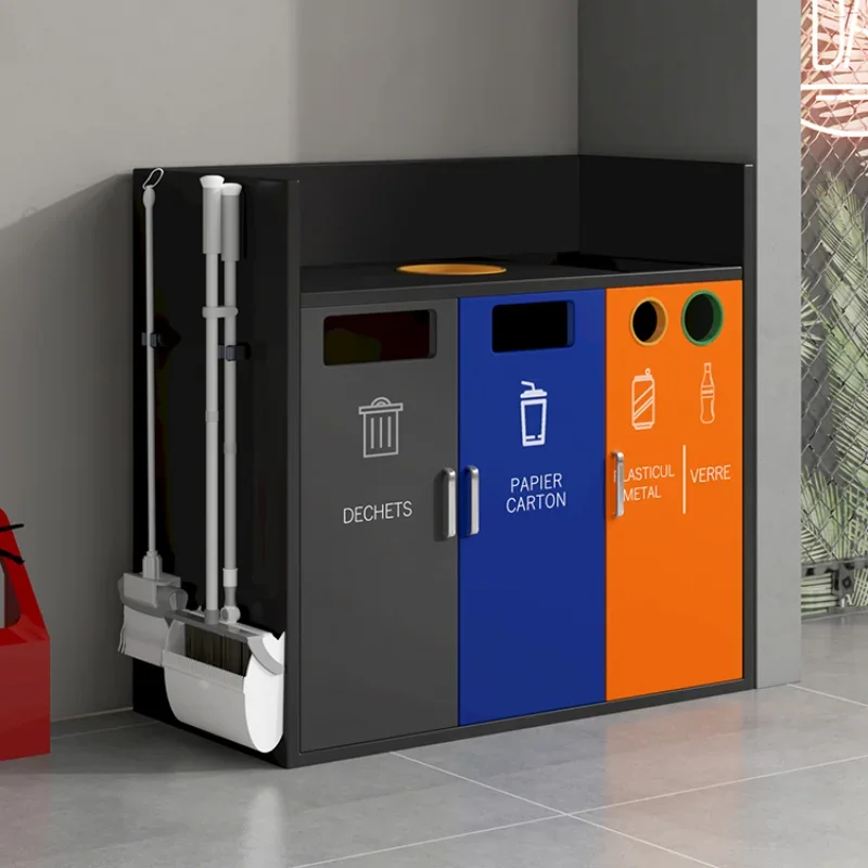 KFC-cubo de basura oculto Vertical, caja de armario de cocina comercial, grande, para bebidas, tienda de hamburguesas