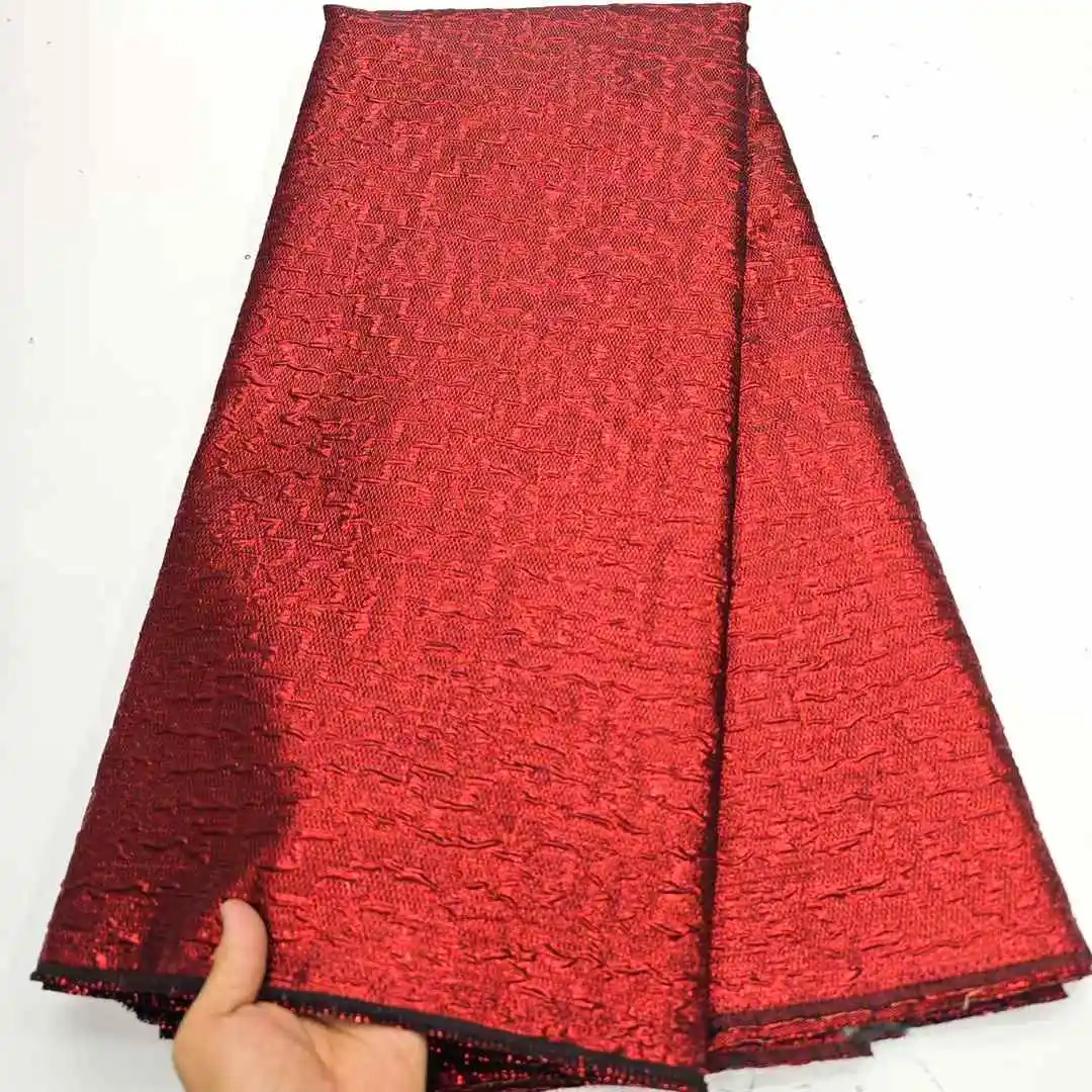 Newest Luxury African Laces Latest Jacquard Lace Fabric High Quality Nigerian Jacqurad Lace For Party Wedding Lace Lace