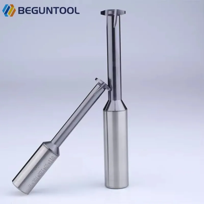 30 Degree Trapezoidal Single Flute TR Thread Solid Car-Abide Thread Milling Cutter-HDF