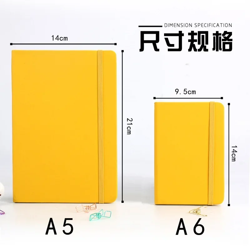 Business Office Notebook A6 Student Notepad Portable Pocket Word Stationery Supplies Planner Journal Agenda Book Blank Diary