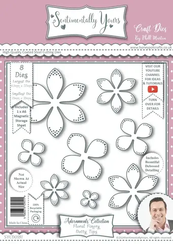 Floral Finery Lacy Tips Cutting Dies Scrapbook Diary Decoration Stencil Embossing Template DIY Greeting Card Handmade 2025