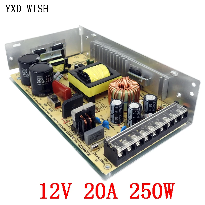Switching Power Supply 3V 5V 9V 12V 15V 18V 24V 36V to 1A 2A 3A 5A 6A 8A 10A 20A 50A Lighting Transformers Power Supply Adapter