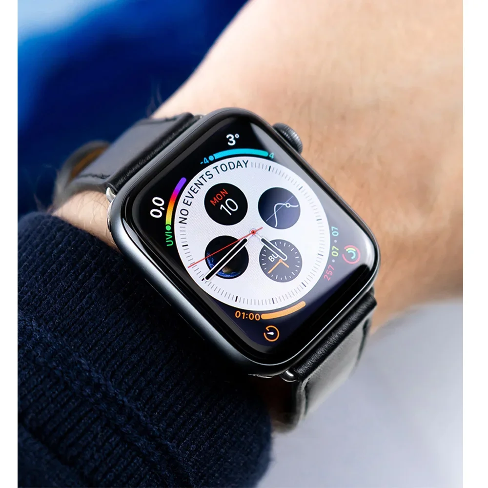 Apple için İzle Ultra 8 7 6 SE 5 4 3 2 1 aksesuarları iwatch 49mm 44mm 40mm 45mm 41mm 42mm 38 kapak Apple İzle ekran koruyucu