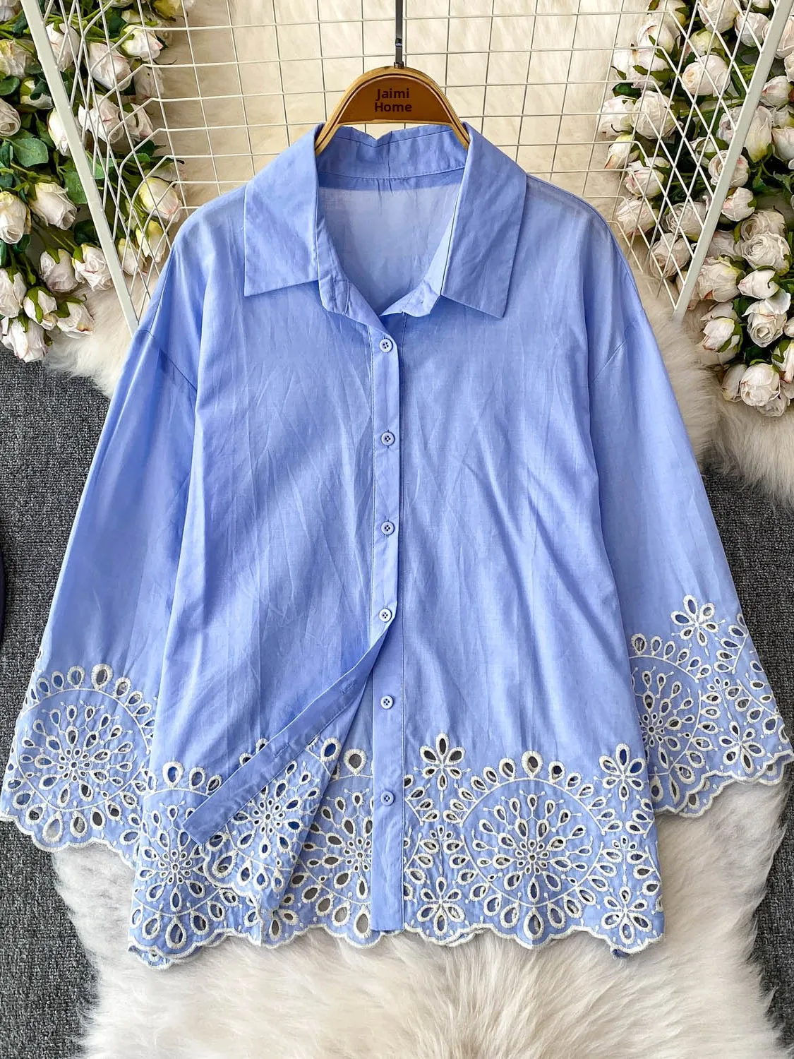 المرأة طويلة Sve هوك زهرة الجوف خارج الحماية من الشمس irt عارضة فضفاض التخسيس أعلى الكورية Sle تخفيف Faion