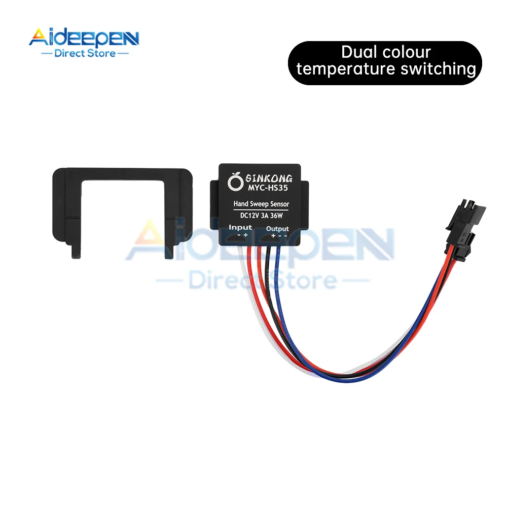 Mirror Hand Scan Dimmer Sensor Switch Bathroom Mirror DC 12V 3A 36W Makeup LED Infinite Dimming Mirror Switch