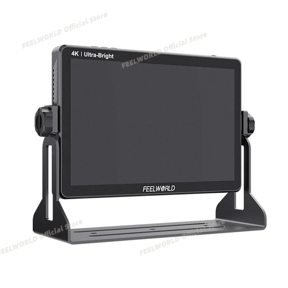 FEELWORLD LUT11S 10.1 polegadas 3G-SDI HDMI DSLR câmera monitor de campo com F970 externo 2000nit ultra brilhante IPS touch screen 3DLUT