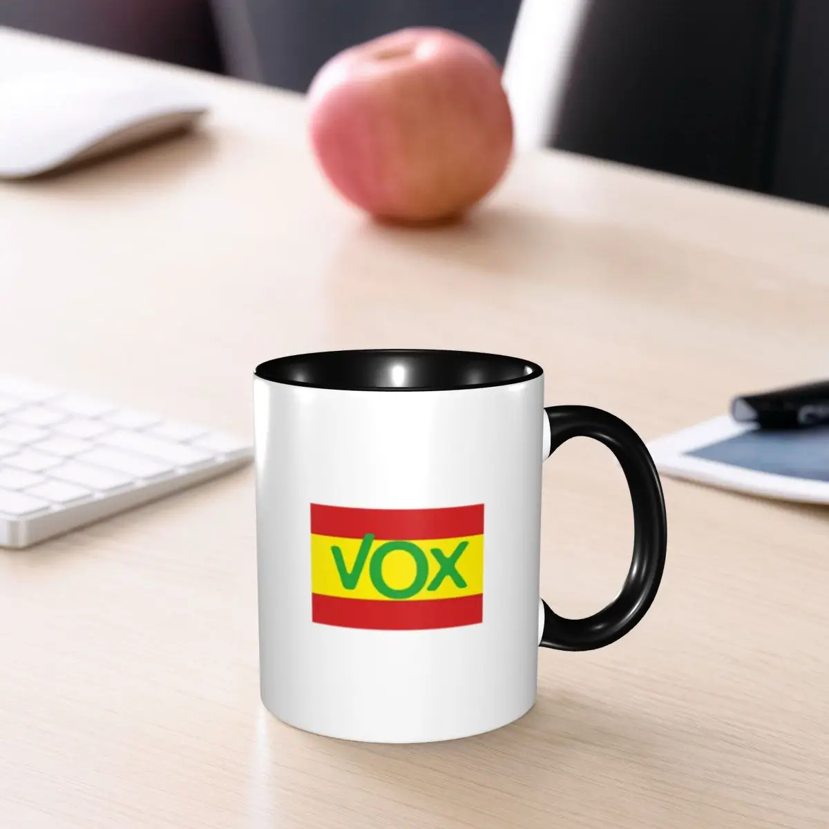 Espana Vox Logo Spain Political Party Spanish Mug Funny Ceramic Coffee Cups Tea Mugs Milk Cup Drinkware Gift for Friends