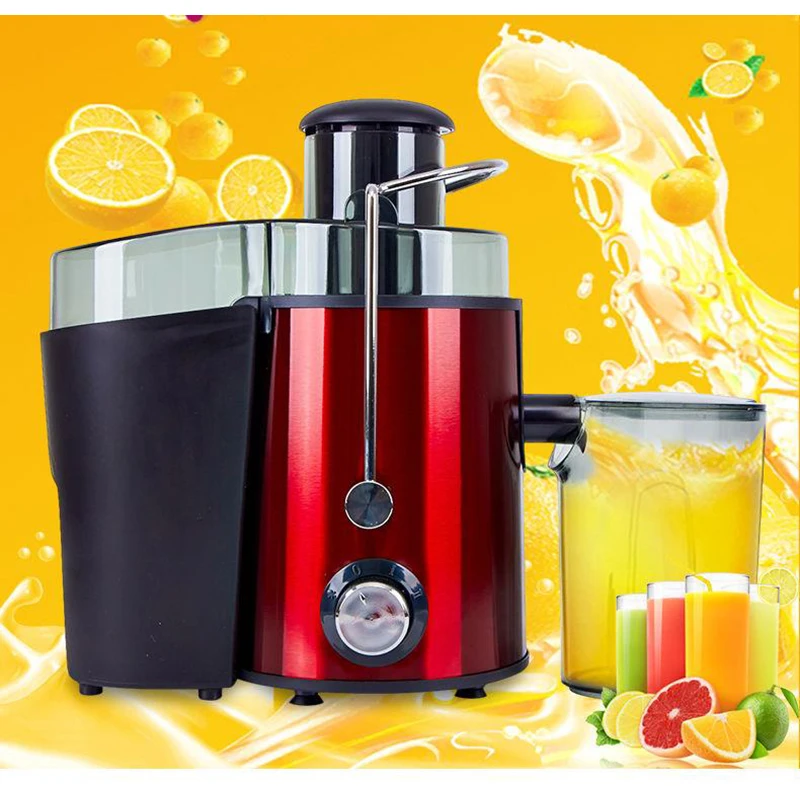 Stainless Steel Electric Juicer Large Capacity Fruit Juice Separation Food Machine 15001-18000R/min 220v