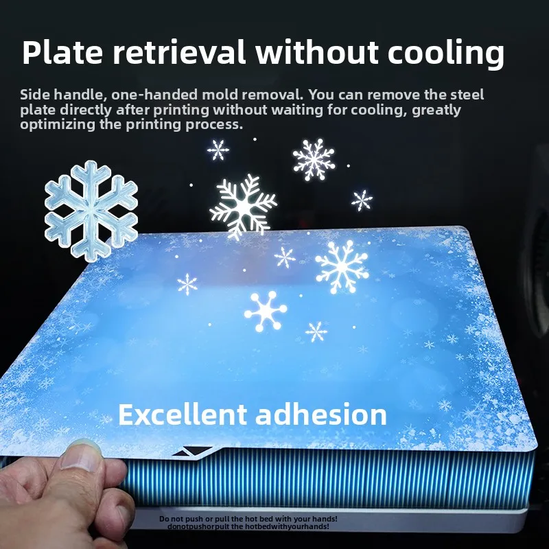 1/2pcs S1C 3D Printer Build Plate Film - Double-Sided PEI Coated Sheet  Low-Temp Cold Printing