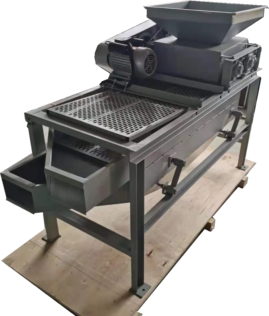

Compact Structure Palm Kernel Almond Sheller Separator Apricot Kernels Shelling Separating Machine