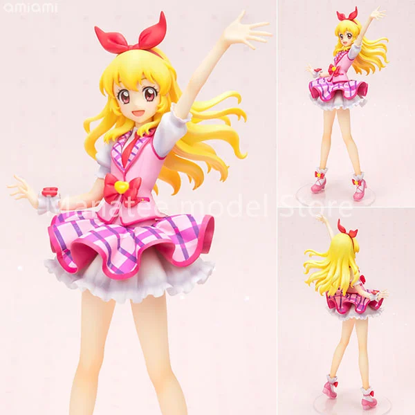 

Мегахоус Оригинал Люкреа Айкацу! Ichigo Hoshimiya Pink Stage Coord ПВХ Фигурка Аниме Модель Коллекция игрушек Кукла Подарок