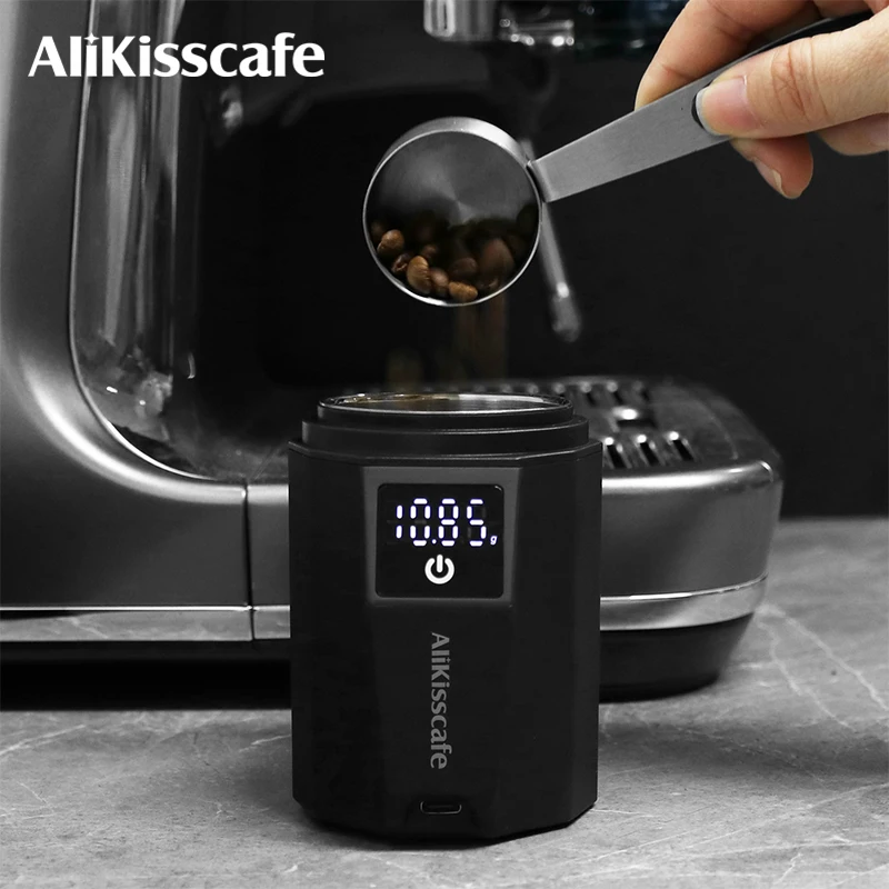 

Цифровая дозирующая чашка-весы AliKisscafe с дисплеем, точная мерная чашка 58 мм, инструменты для бариста, аксессуары для эспрессо