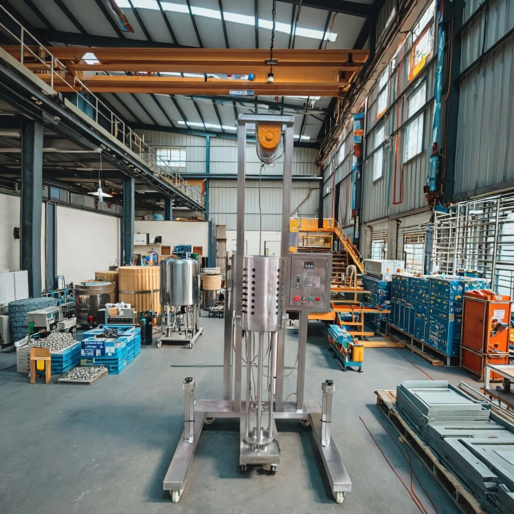 #Electric Liftable Homogenizer Machine