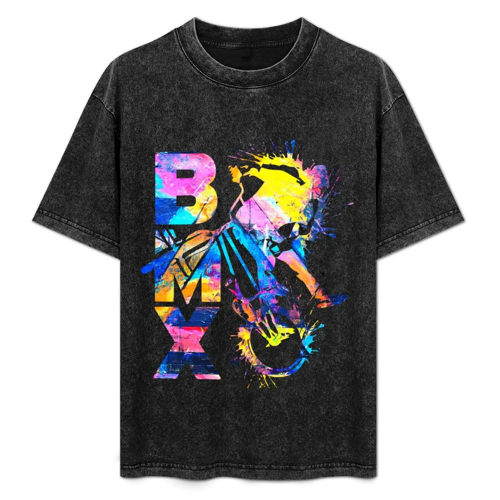 Colorful Bmx Apparel | Bmx Bike T-Shirt shirts graphic quick drying plus size tops vintage anime shirt mens t shirt graphic