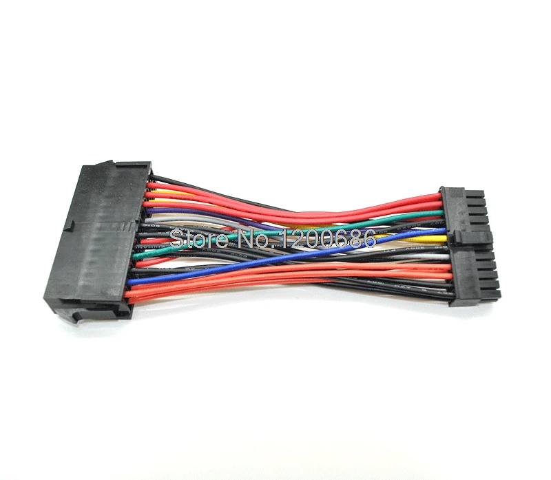 10CM ATX Power Supply Motherboard 24 Pin to Mini 24 Pin Cable wiring harness for Dell Optiplex 380, 580, 760, 780,