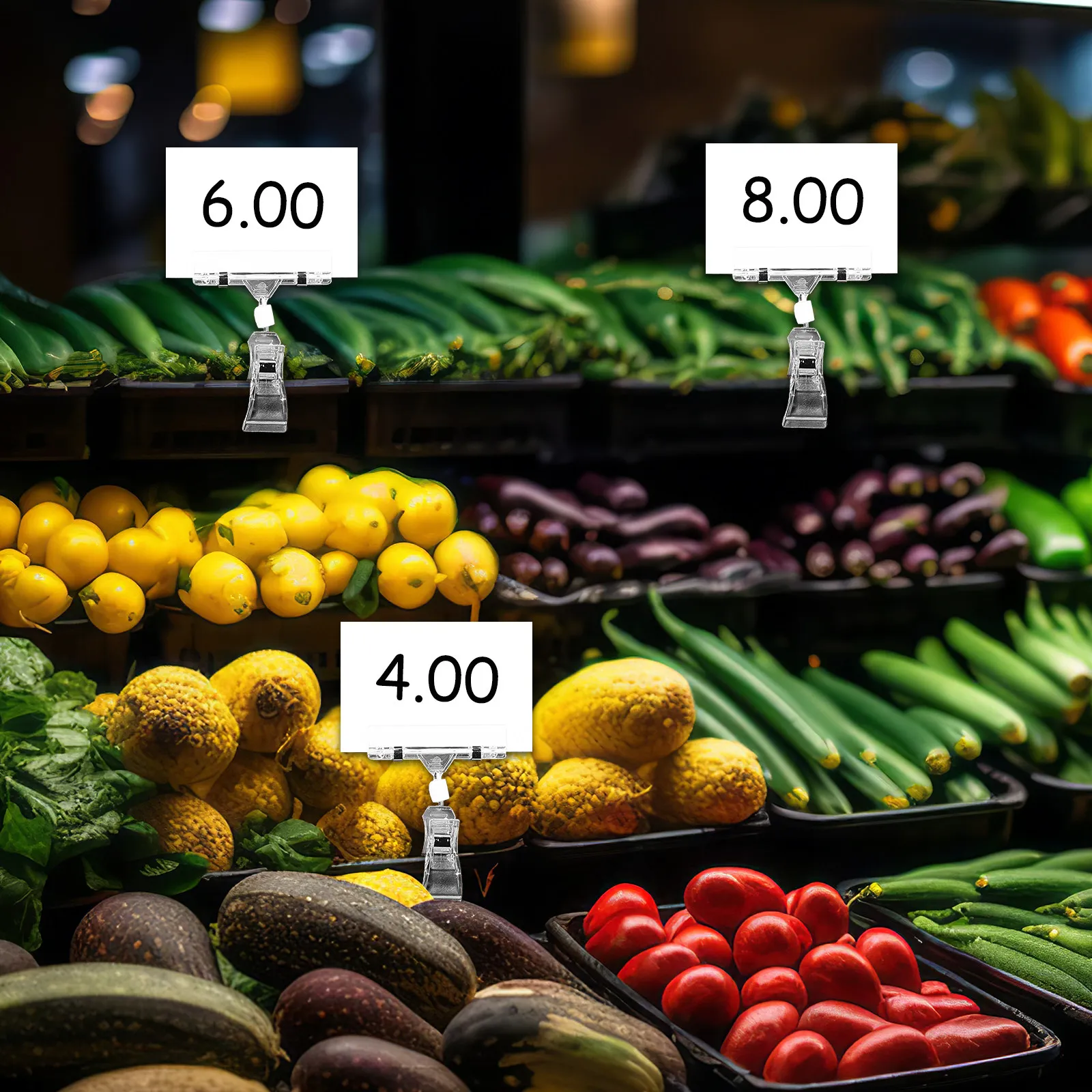 40pcs-sign-clips-rotatable-double-sided-clear-plastic-price-tag-holders-retail-display-clips-shelf-label-holders-for-store-and