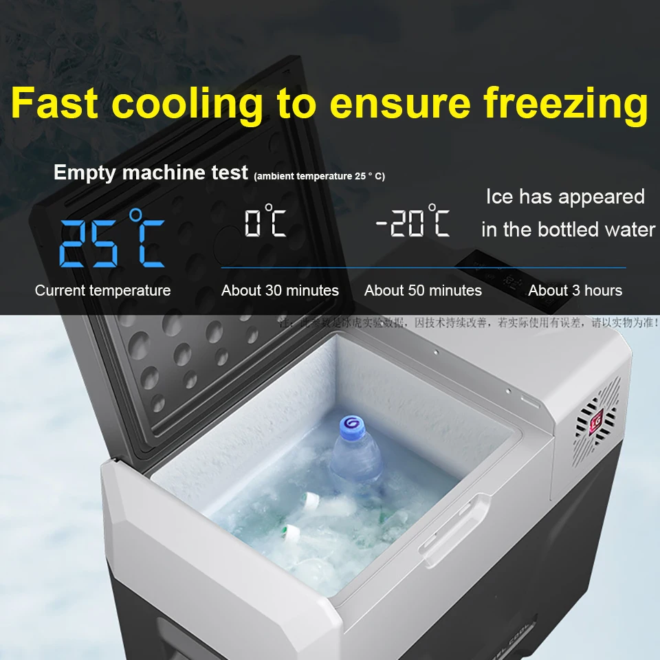 40L Alpicool Car Refrigerator 12V24V Portable Mini Fridge Compressor Freezer Outdoor Picnic Cooler 220V Home Use Truck Travel