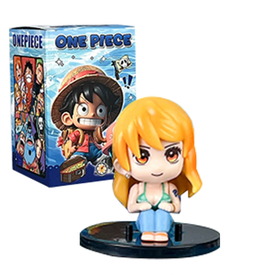 1-12 Stück Blindbox Anime One Piece Figur Luffy Roronoa Zoro 6cm Q-Version Actionfigur Niedliches Spielzeug Schreibtischdekoration Modell Geschenk – Detail 18