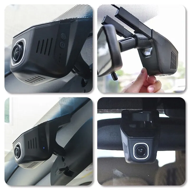 Car DVR Dash Camera Universal Wifi Vehicle DVR Camera Full HD Front And Rear Lens Night Vision Car Vehicle Recorder