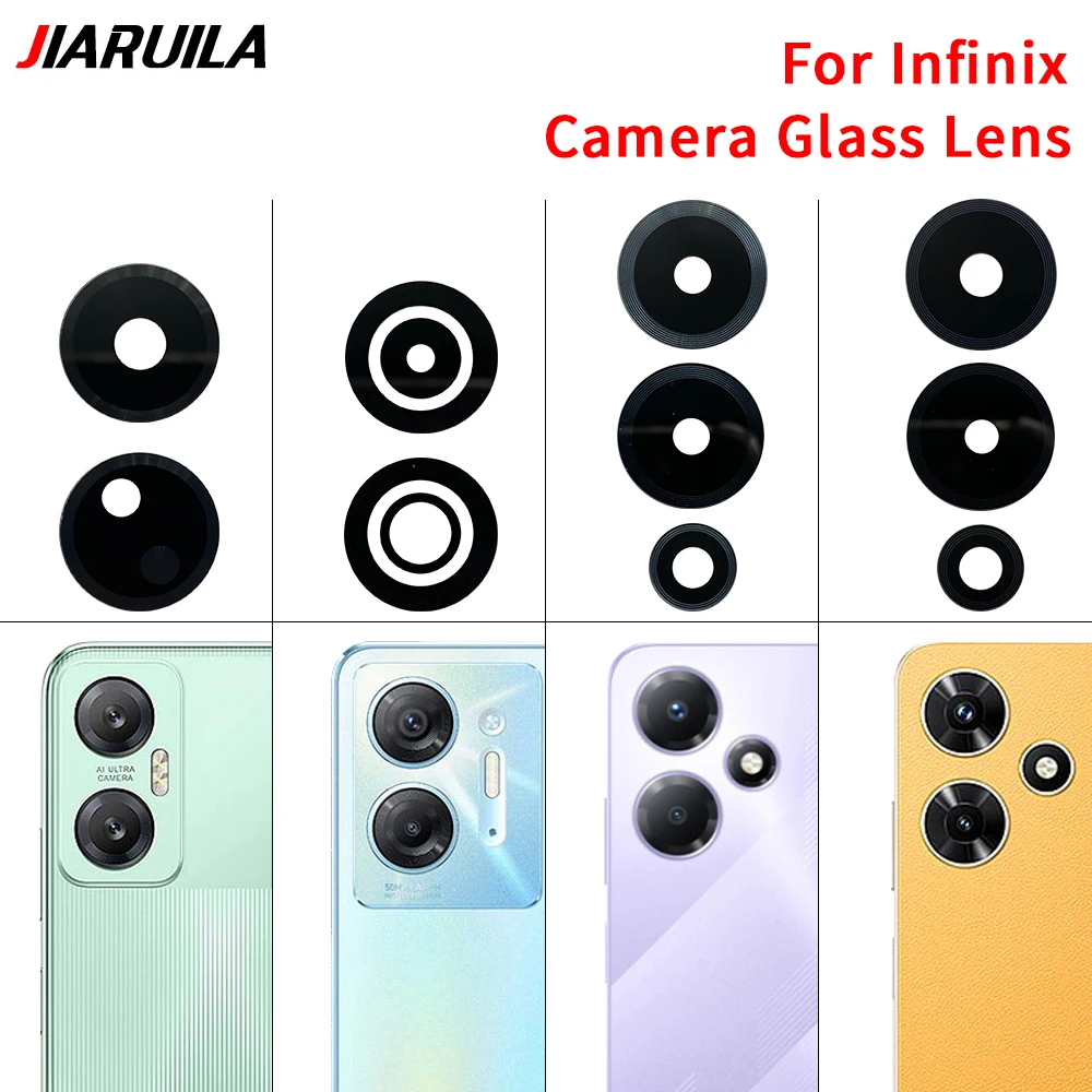 

Отличное стекло для камеры Infinix Hot 20 20S Play 30 5G 30i X669 40 Pro, стеклянная линза для задней камеры с клеем