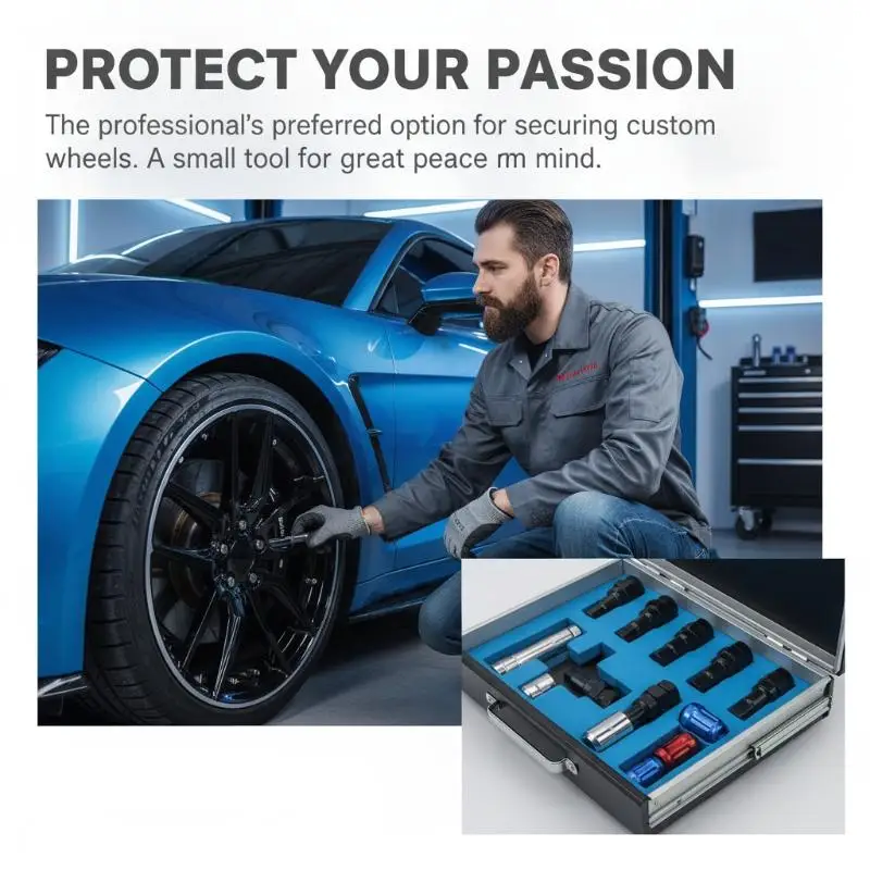 1 Stück 21*19 Radnaben-Inbusschlüssel, robust, rostfrei, Sechskantschlüssel für kleine Löcher, Außensechskantmutter, Auto-Modifikation – Detail 5