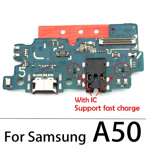 USB Charger Charging Port For Samsung A71 A70 A51 A50 A41 A40 A31 A30 A21S A20 A60 A10 Dock Connector Microphone Board - Image 6