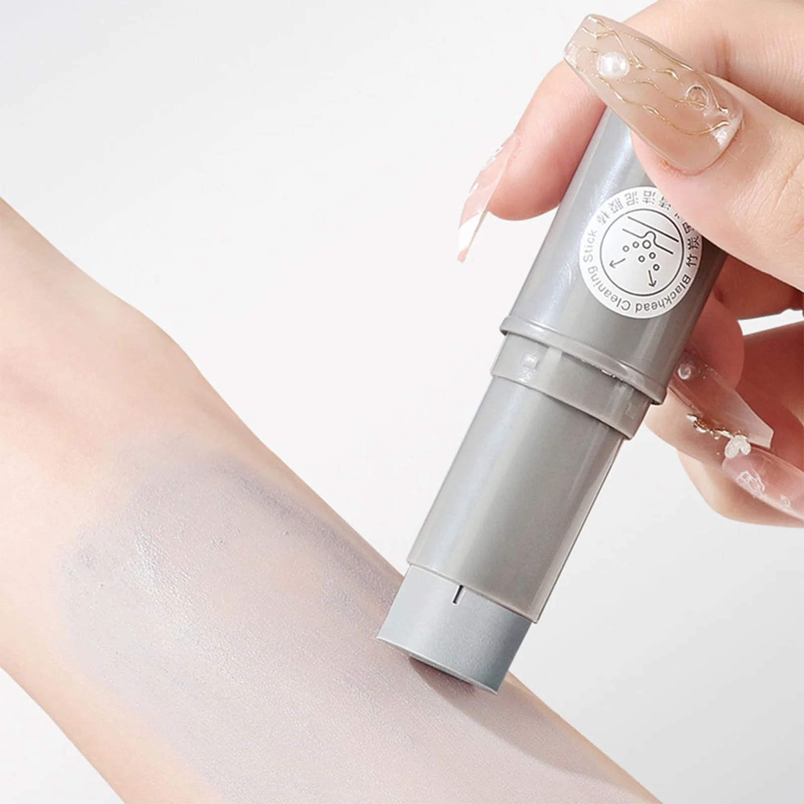 

Charcoal Blackhead Cleansing Stick 1 Piece Deep Cleaning Clay Mask for Blackheads Whiteheads Dead Skin Removal Travel Friendly