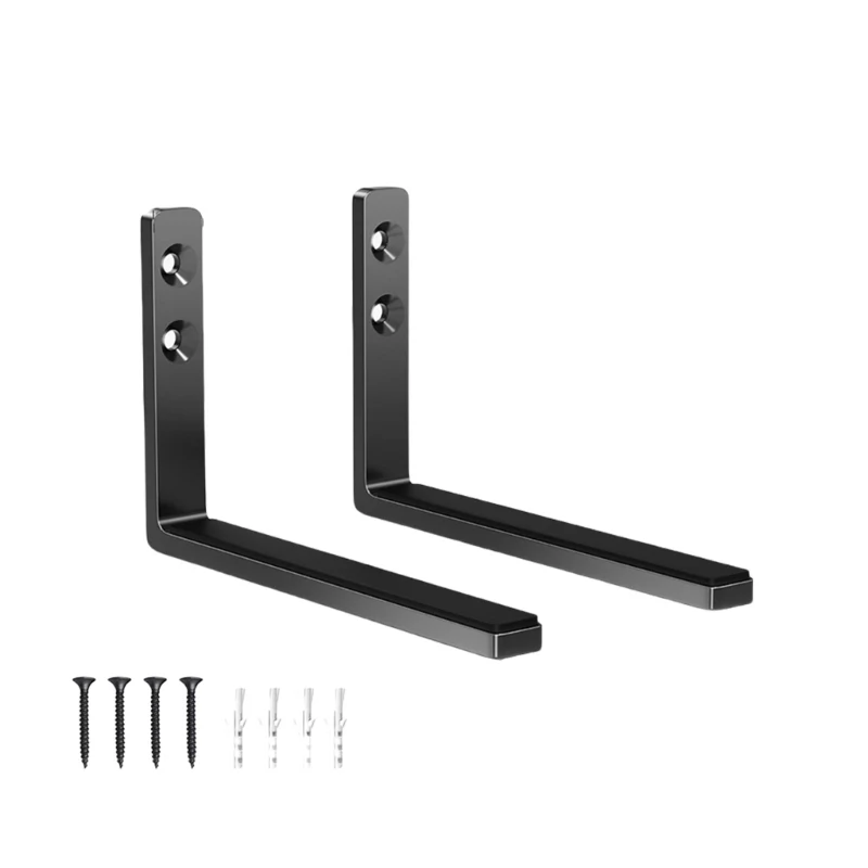 Soundbar Wall Mount Bracket Depth Adjustable for Sound Placement Bracket