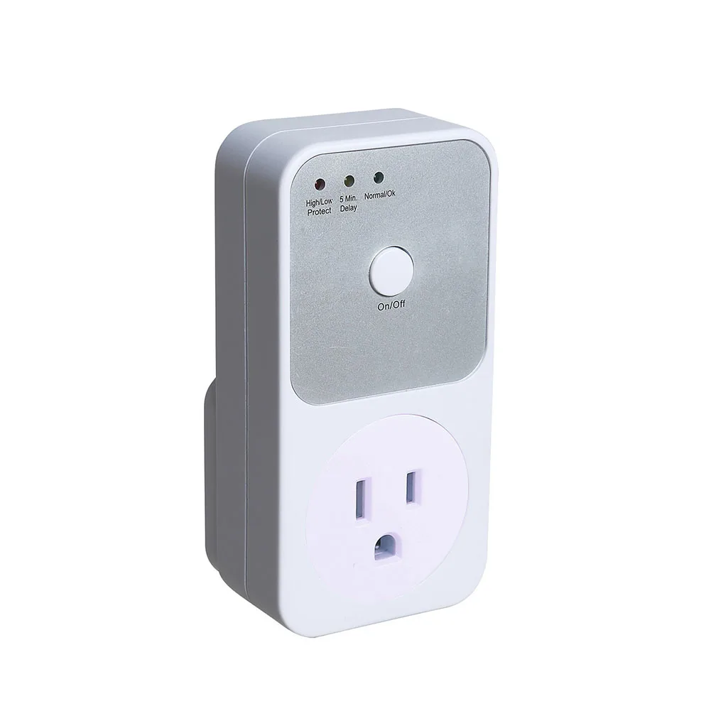 1pc Automatic Voltage Protector Socket Switcher 3680W Temperature Control Protection Household Power Tools Socket Accessories