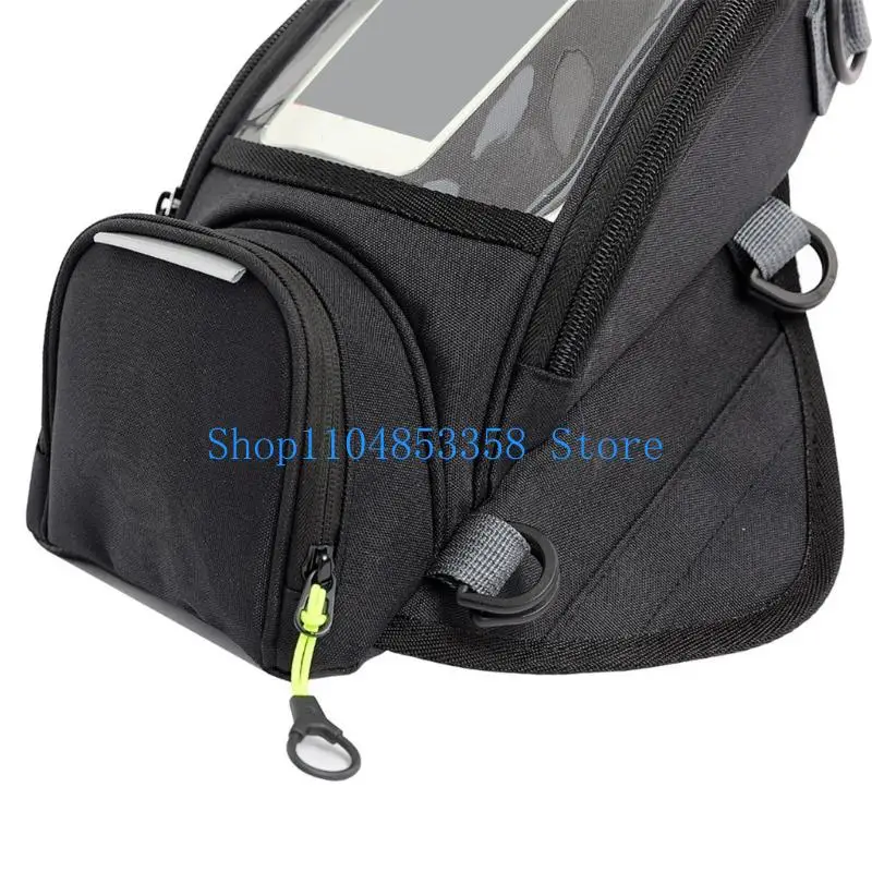 652f-ナイロンオートバイタンクバッグサポートタッチコントロール防水カバー簡単に保管