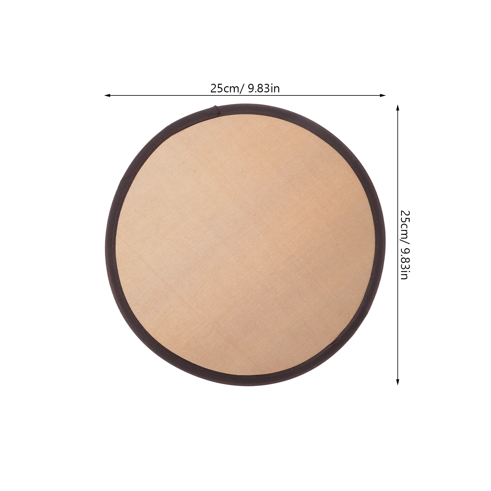 2Pcs Mini Foldable Flying Disc Fan Japanese Style Round Handheld Fan Portable Cooling for Outdoor Dancing Performances Party