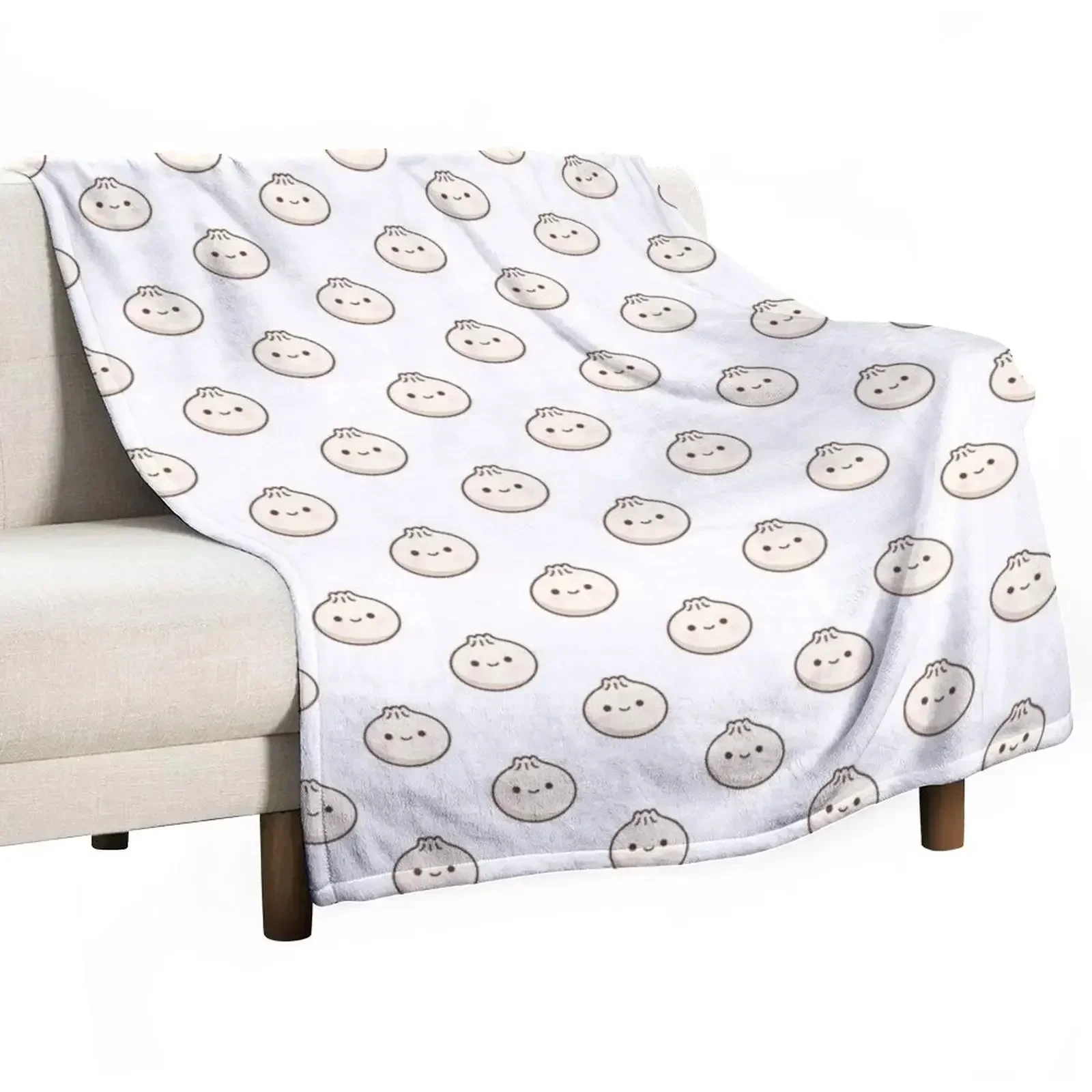 cute dumpling Throw Blanket Loose Sofa Picnic Camping funny gift for sofa Blankets