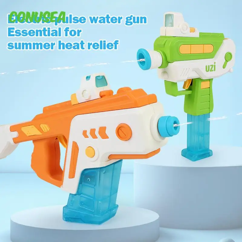 Pistolet à eau électrique haute pression, jeux de fête, jouets de piscine extérieure d'été pour enfants, pistolets de bain automatiques