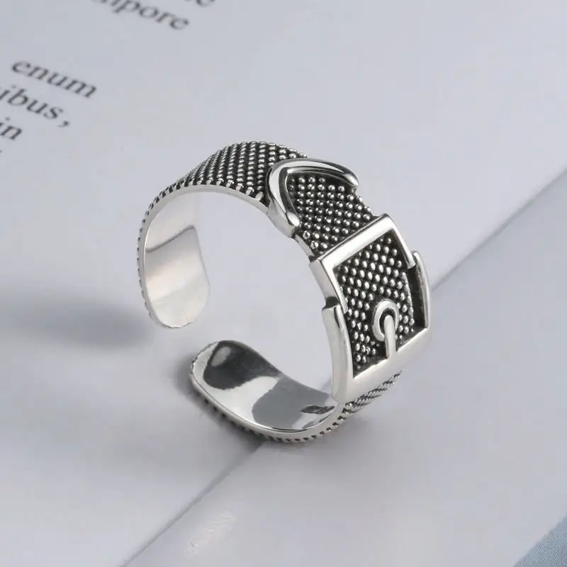 New Hot Gothic Belt Rings For Women Wedding Rings Ladies Accessories Fashion Charm Jewelry Wholesale