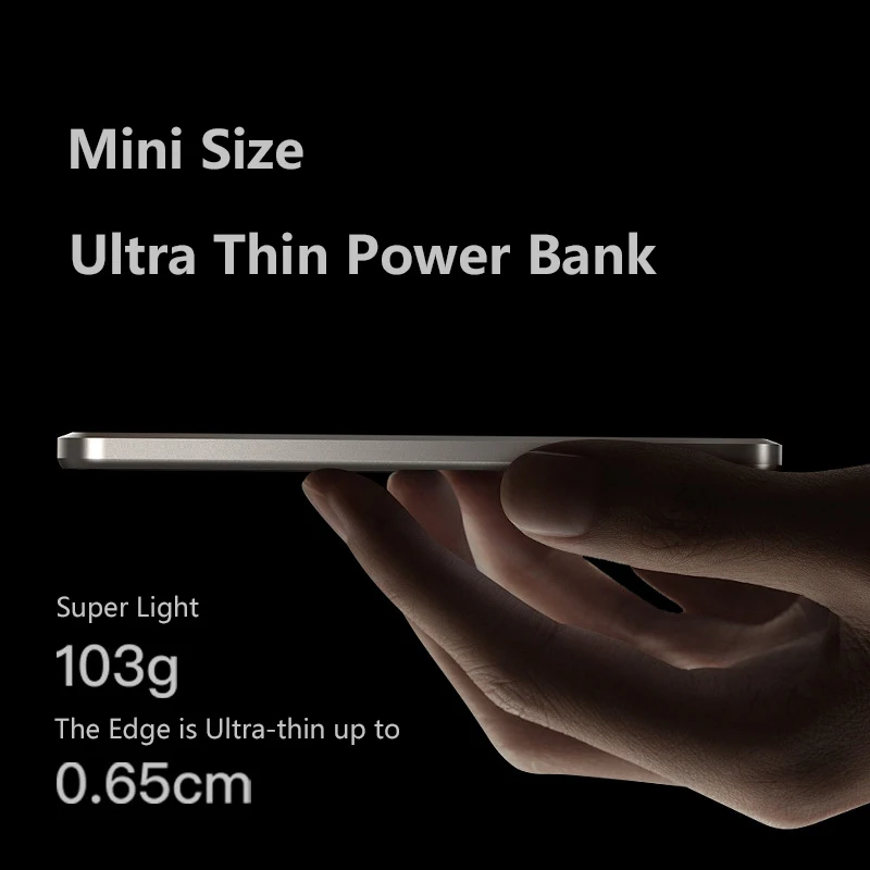 Ultra Slim Magnetic Power Bank Qi2 Wireless Powerbank Portable External Battery for Magsafe for iPhone 16 Samsung Huawei Xiaomi