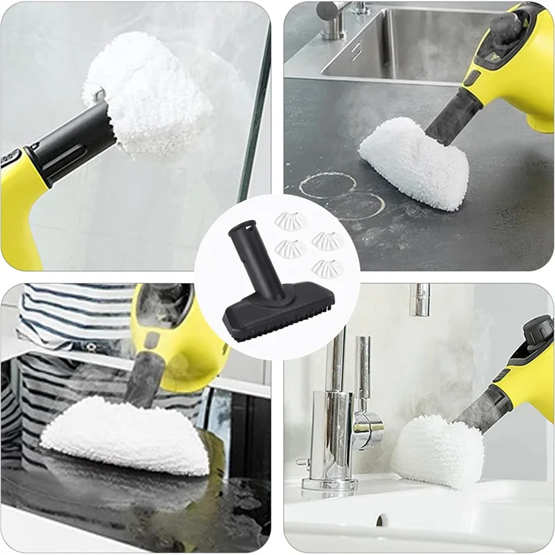 

Набор салфеток из микрофибры MCGS-5PCS для Karcher SC1 SC2 SC3 SC4 SC5, пароочиститель, ручная насадка, запасные части